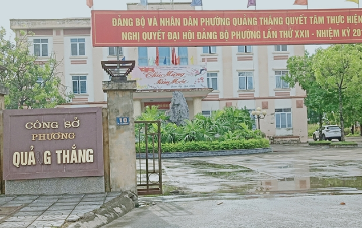 Trụ sở UBND phường Quảng Thắng, thành phố Thanh Hóa 