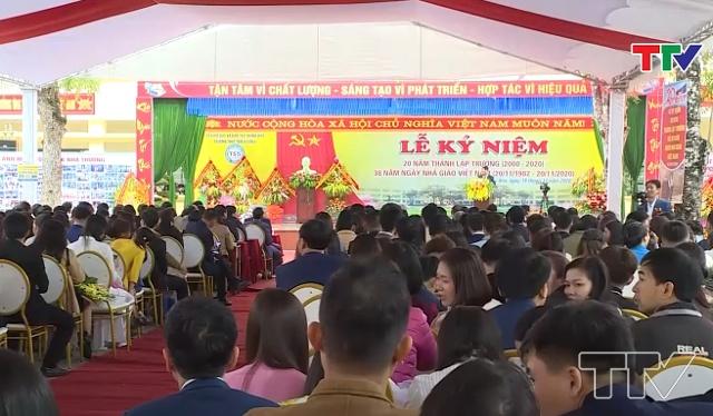 Trường THPT Triệu Sơn 5 kỷ niệm 20 năm thành lập