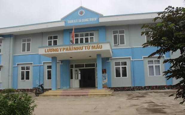 Trạm y tế x&atilde; Quảng Trạch huyện Quảng Xương.