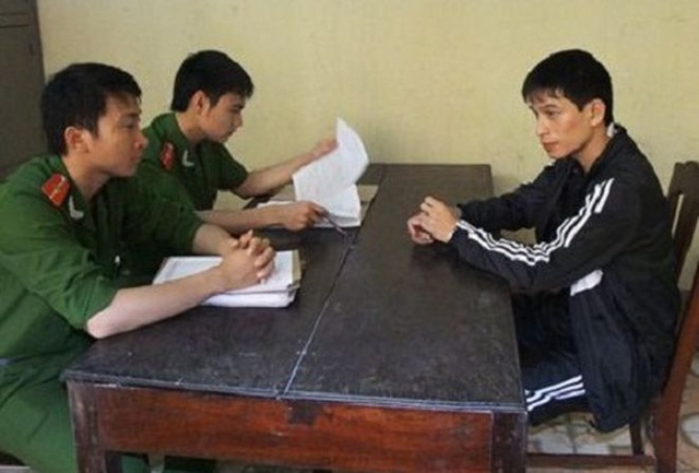 Đối tượng Lê Quang Cường trong một vụ án gây ra vào năm 2013