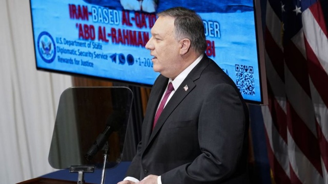 Phát biểu tại Câu lạc bộ Báo chí Quốc gia hôm 12/1, Ngoại trưởng Mỹ Mike Pompeo cáo buộc Iran đã trở thành một căn cứ địa mới của nhóm khủng bố Al-Qaeda. (Nguồn: AP)