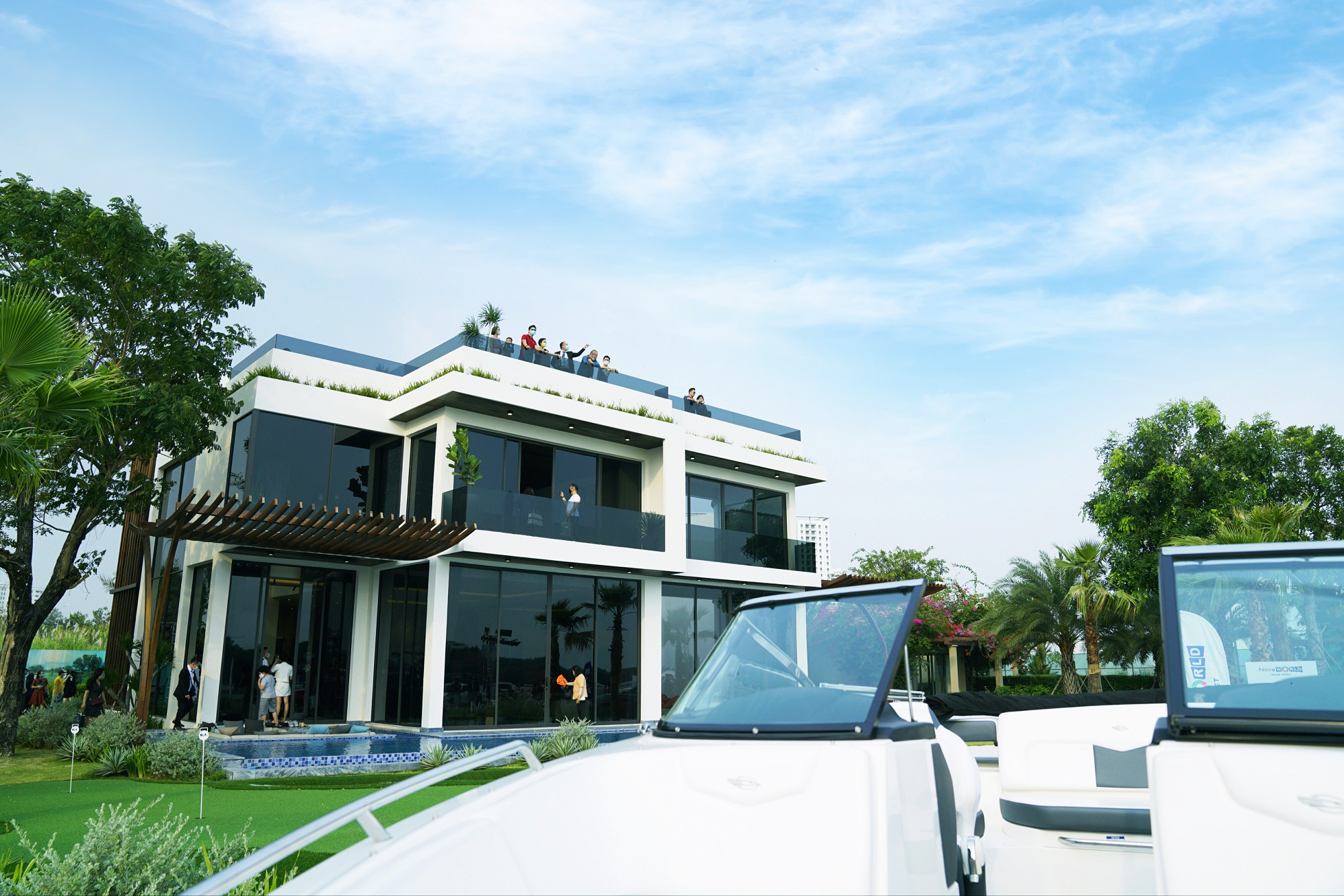 Biệt thự nằm trong lòng sân golf là một sản phẩm độc đáo và hiếm. Ảnh: VGP/Minh Thi