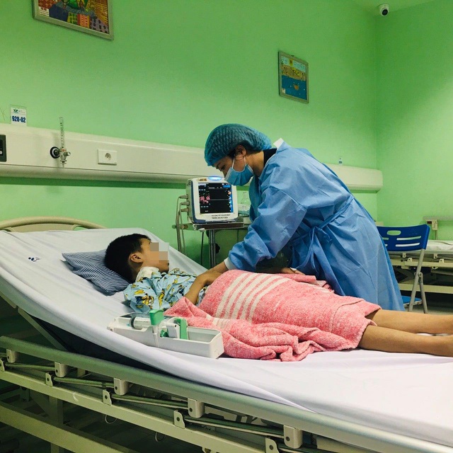 Bệnh nhi đã ổn định sau 9 ngày được ghép thận.