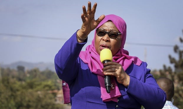 Nữ Tổng thống Tanzania Samia Suluhu Hassan. (Nguồn: AP)