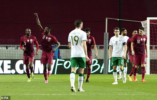 Qatar thắng 2, hòa 1 trong ba trận đấu ở vòng loại World Cup 2022 khu vực châu Âu.