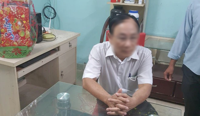 Ông Nguyễn Văn Ngưu tại thời điểm bị bắt giữ.