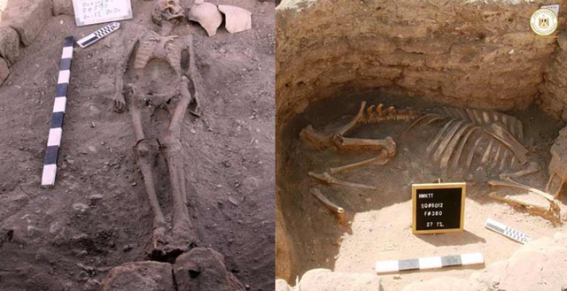 Hình ảnh những xác chết được chôn cất kì lạ tại Thành phố vàng đã mất.
