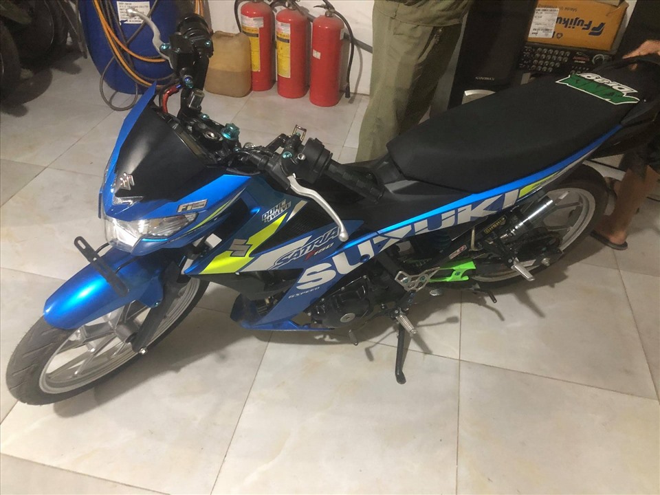 Chiếc xe tang vật trong vụ án. Ảnh: Công an cung cấp