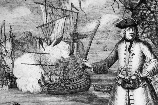 Tên cướp biển khét tiếng Henry Every đã cướp bóc tàu Ganj-i-Siwai. Ảnh: AFP/Getty.