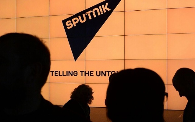 Logo hãng tin Sputnik. Ảnh: Sputnik.