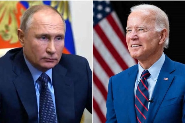 Tổng thống Nga Vladimir Putin và Tổng thống Mỹ Joe Biden. Ảnh: AFP