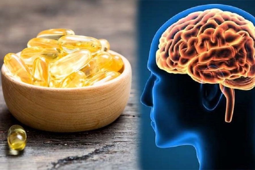 Omega 3 tốt cho tr&iacute; n&atilde;o. Đồ hoạ: Vy Vy