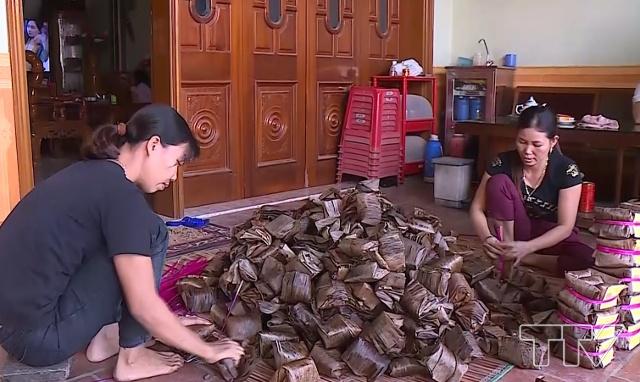 Làng nghề truyền thống sản xuất bánh gai Tứ Trụ, huyện Thọ Xuân