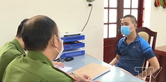 Đối tượng Ngô Văn Phương tại cơ quan điều tra