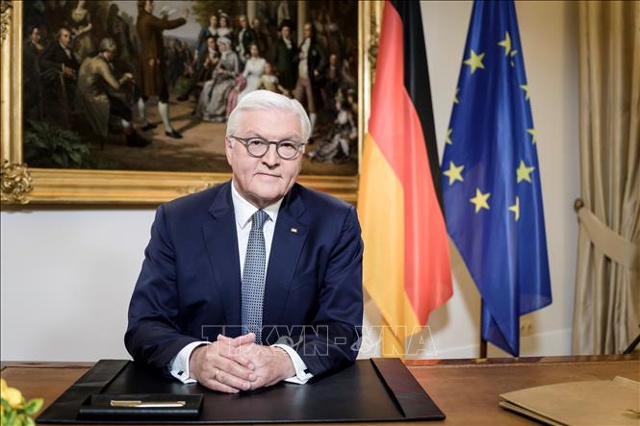 Tổng thống Đức Frank-Walter Steinmeier tại Luebec, Đức, ngày 9/7/2020. Ảnh (tư liệu): AFP/TTXVN