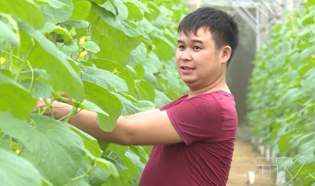 Anh Lê Văn Thanh đam mê với công việc nông nghiệp, đặc biệt là nông nghiệp ứng dụng công nghệ cao. 