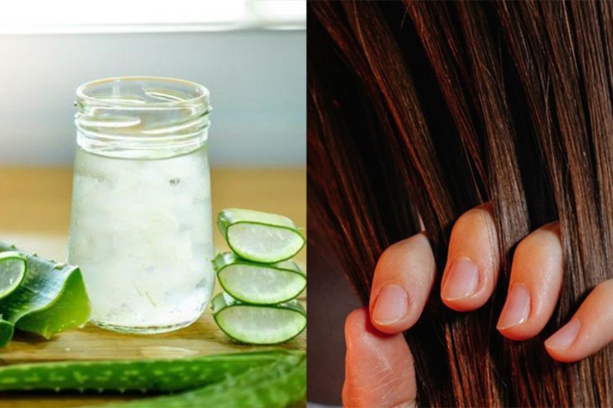 4 tác dụng nếu uống nước ép nha đam khi bụng đói. Đồ hoạ: Vy Vy