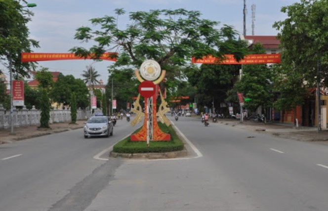 Thị trấn Quán Lào huyện Yên Định.