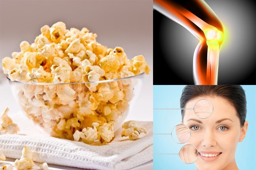 8 lợi ích không tưởng của việc ăn bỏng ngô. Đồ hoạ: Vy Vy