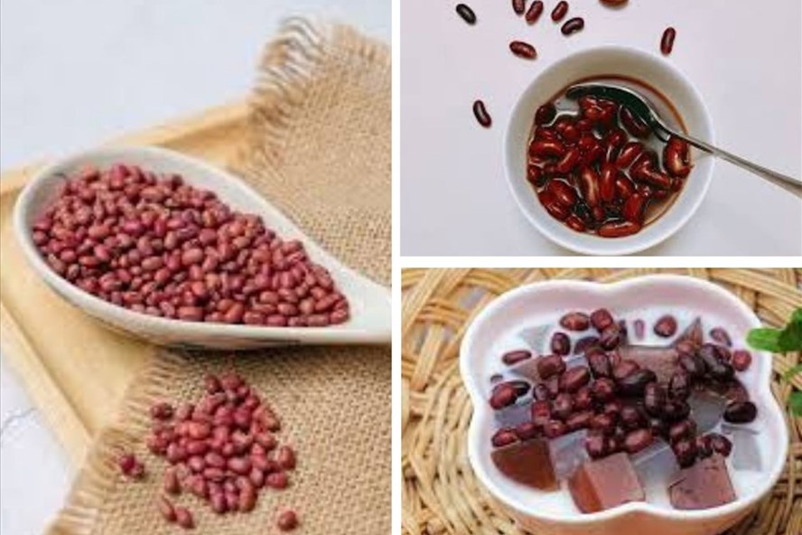 Chè đậu đỏ mang lại nhiều lợi ích cho sức khỏe. Đồ họa: Thanh Ngọc