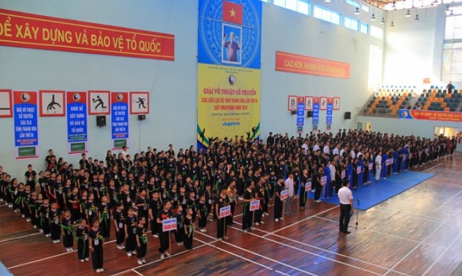 Giải võ thuật cổ truyền tỉnh Thanh Hóa.
