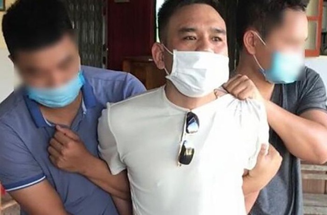 Tr&ugrave;m ma t&uacute;y Trần Văn Đ&ocirc;ng tại thời điểm bị bắt.