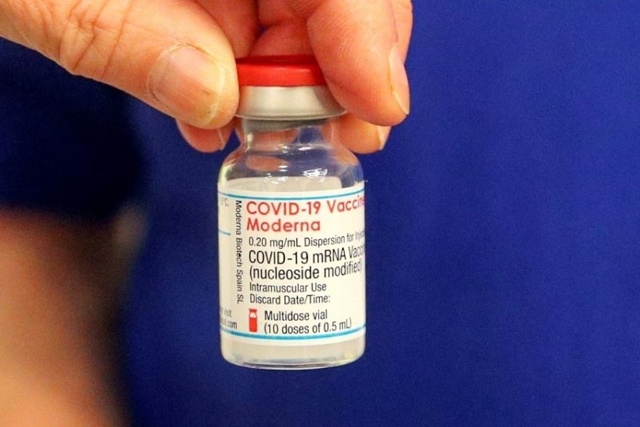 Vaccine COVID-19 của Moderna. Ảnh: AFP