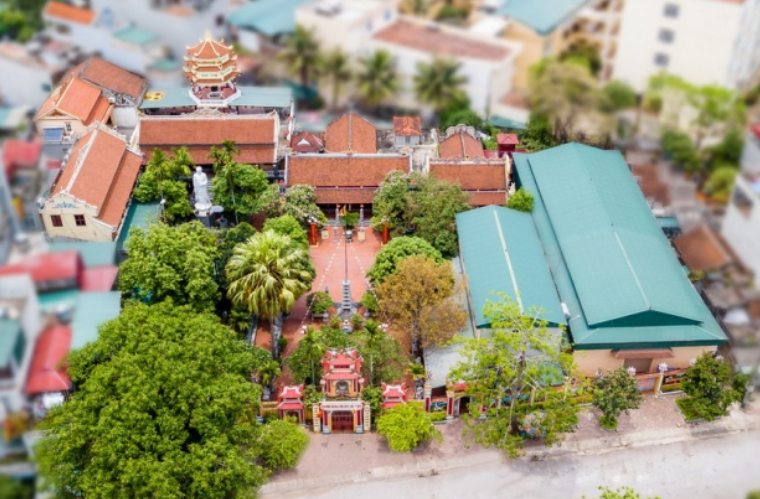 Chùa Thanh Hà  phường Trường Thi, thành phố Thanh Hóa.