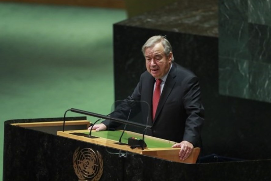 Tổng Thư ký Liên Hợp Quốc Antonio Guterres. Ảnh: Tân Hoa Xã