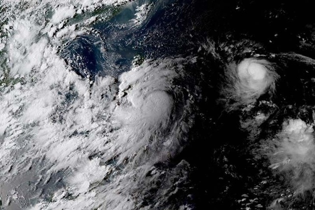Bão Conson và bão Chanthu đang hoạt động gần Philippines. Ảnh: PASAGA