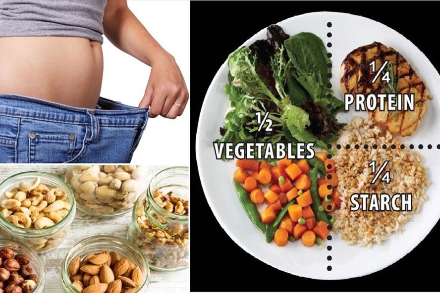 Để giảm cân và giữ dáng đẹp lâu dài cần áp dụng những mẹo phân chia khẩu phần.