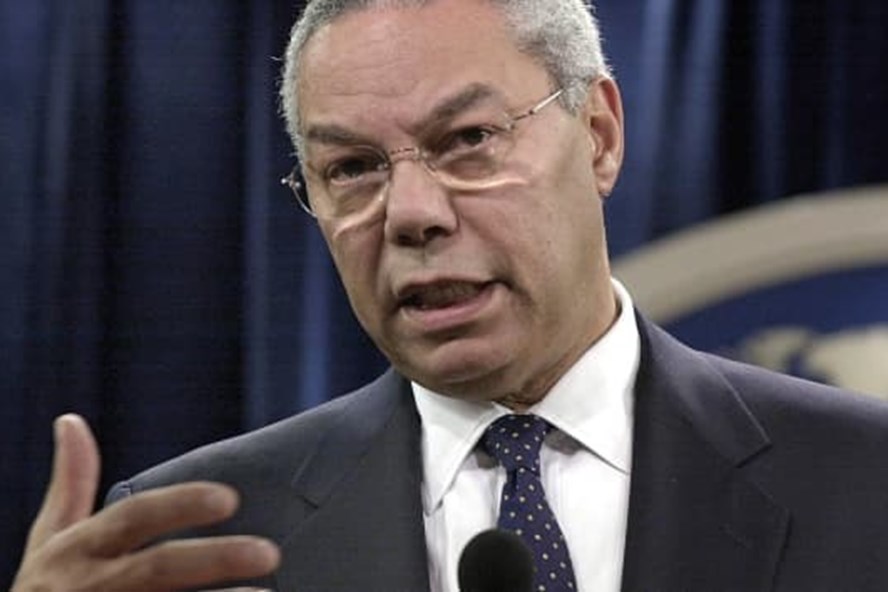 Cựu ngoại trưởng Mỹ Colin Powell. Ảnh: AFP