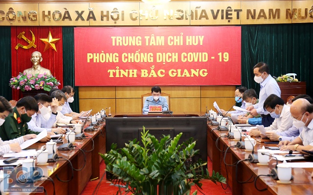 Bắc Giang triển khai công tác phòng chống dịch trong tình hình mới.