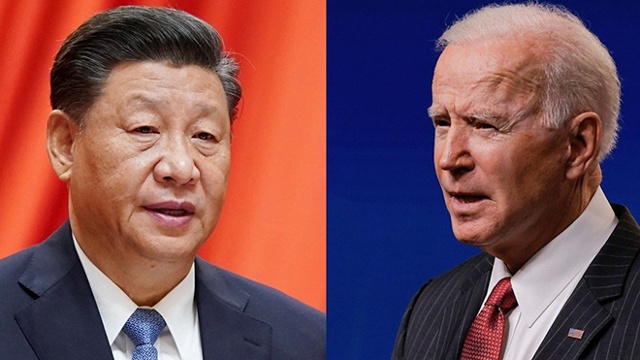 Chủ tịch Trung Quốc Tập Cận Bình (trái) và Tổng thống Mỹ Joe Biden. Ảnh: SCMP