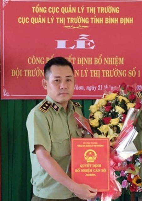 Năm 2020, ông Nguyễn Văn Danh được bổ nhiệm giữ chức Đội trưởng Đội QLTT số 1 (Ảnh: H.H).