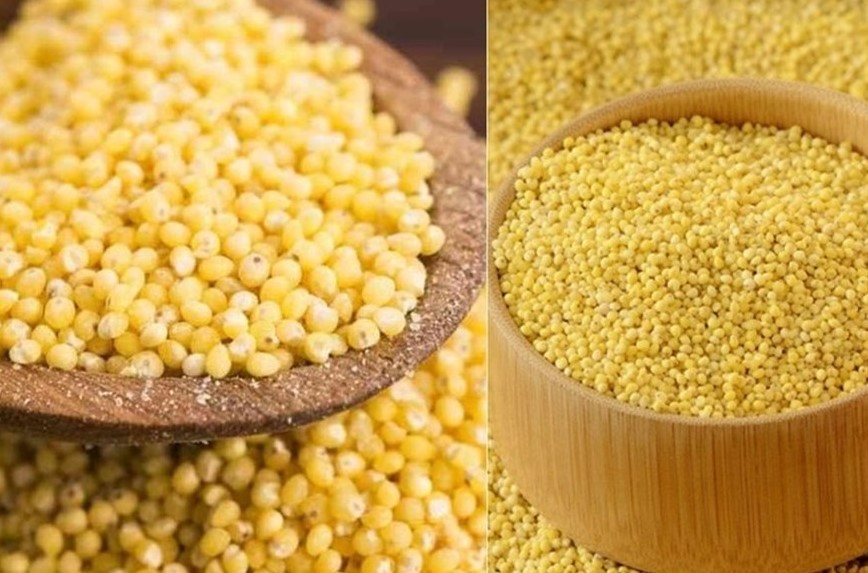 Hạt kê mang lại nhiều lợi ích đối với sức khỏe. Đồ họa: Thanh Ngọc