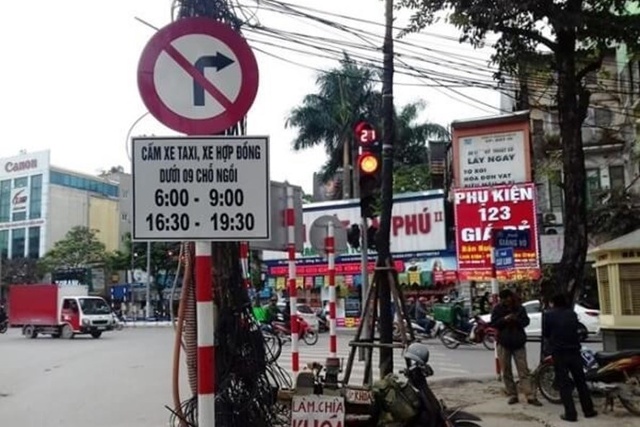 Đi vào đường cấm theo giờ bị xử phạt như lỗi đi vào đường cấm, khu vực cấm. Ảnh: PĐ/Báo Lao Động