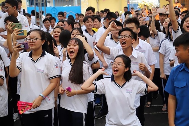 Lịch nghỉ Tết Nguyên đán Nhâm Dần của học sinh cả nước. Ảnh: LĐO (Chụp trước dịch COVID-19)