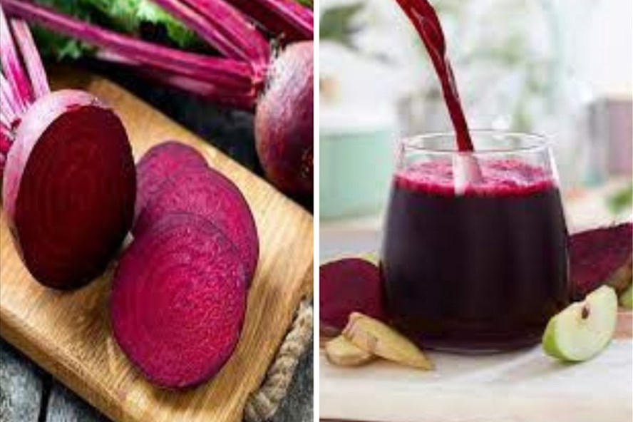 Củ dền có nhiều lợi ích trong việc làm đẹp da, tóc. Đồ họa: Thanh Ngọc