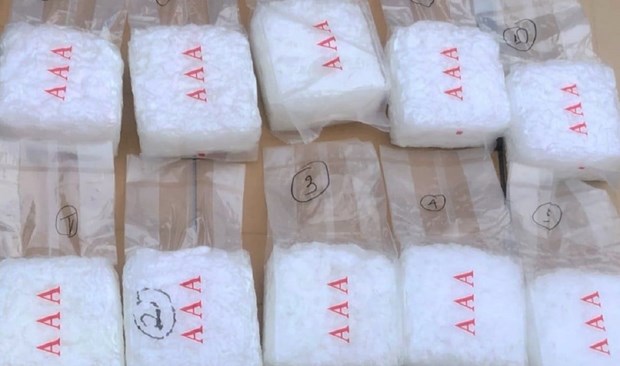 Tang vật vụ vận chuyển ma túy. (Ảnh: Công an tỉnh Quảng Trị)