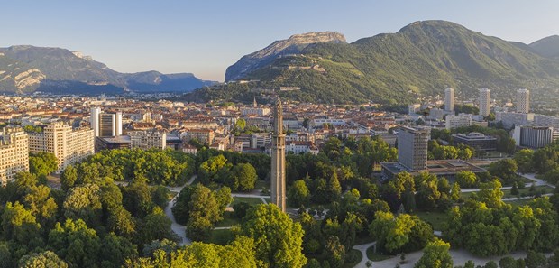 Một góc thành phố Grenoble của Pháp. (Nguồn: Grenoble-tourisme.com)