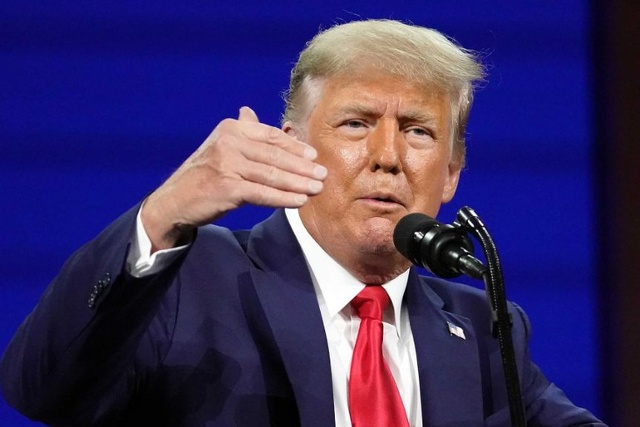 Cựu Tổng thống Mỹ Donald Trump (Ảnh: Bloomberg).