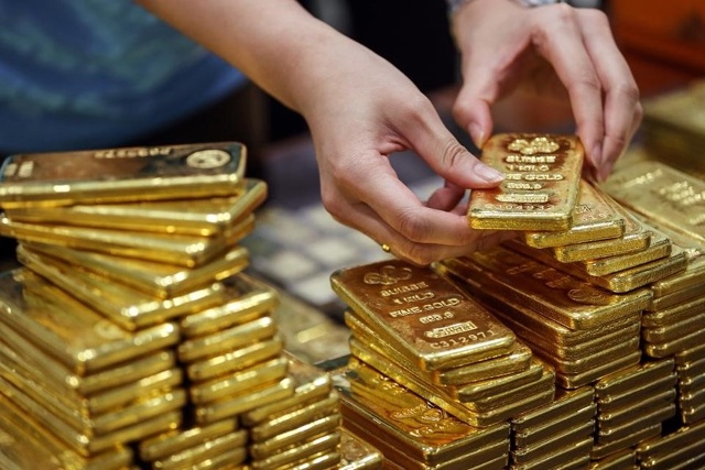 Giá vàng tăng trong phiên giao dịch ngày 7.2. Ảnh: AFP