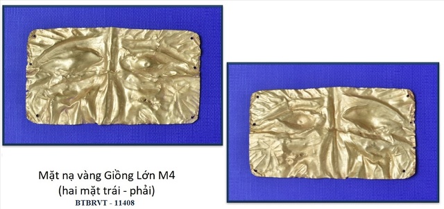 Mặt nạ mẫu M4 và hai mặt nạ khác đang được Bảo tàng tỉnh lưu giữ.