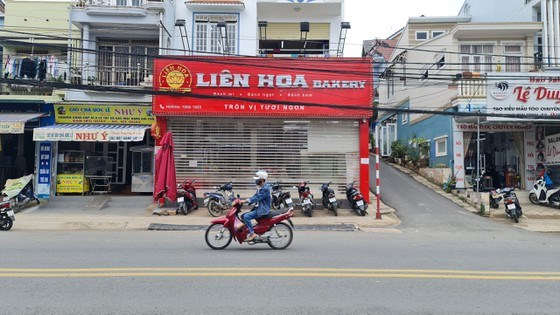 Tiệm bánh mỳ Liên Hoa trên đường Phan Chu Trinh, phường 9, thành phố Đà Lạt.