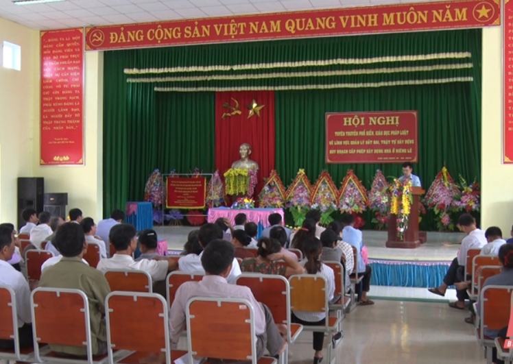 Hội nghị tuyên truyền, phổ biến, giáo dục pháp luật tại thị xã Nghi Sơn.