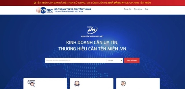 Lỗi hết hạn tên miền khi người dùng truy cập website bảng giá chứng khoán của VNDirect sáng 6/4 (Ảnh: F319).