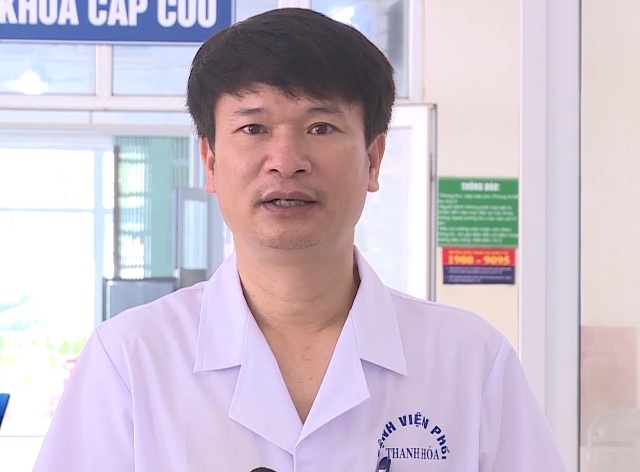 Thạc sỹ, b&aacute;c sỹ L&ecirc; Kim Đức, Ph&oacute; Gi&aacute;m đốc Bệnh viện Phổi Thanh H&oacute;a