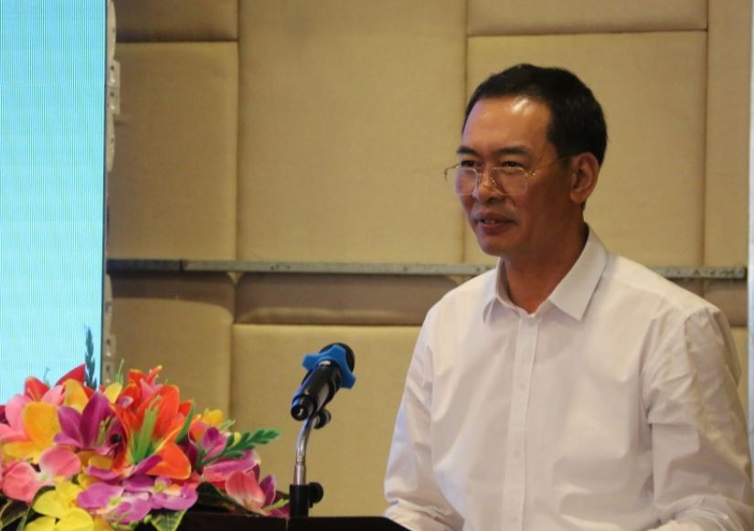 Đồng chí Trịnh Tuấn Sinh, Phó Bí thư Tỉnh ủy phát biểu tại hội nghị.