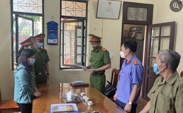 Phạm Thị Thu Nga bị cơ quan chức năng ra lệnh tạm giam.
